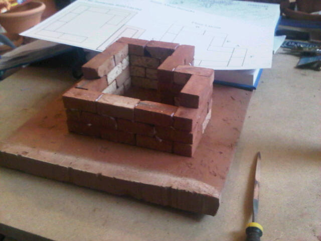 Small Albert Barracks. Clay Clay Miniature Brick Building Kit
