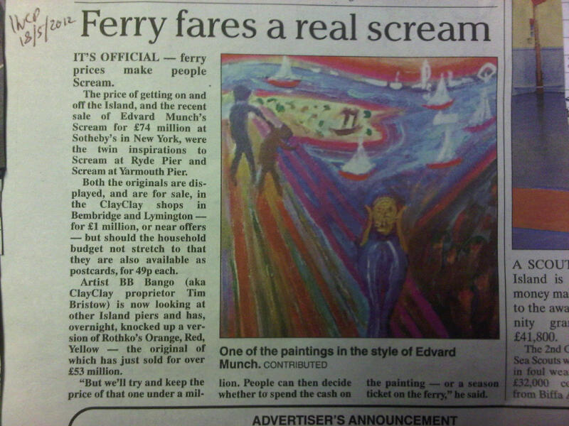 Isle of wight County Press Article 18th May 2012
