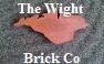 The Wight Brick Company. Manufacturing a very limited range of mini handmade and sometimes full size bricks from Isle of Wight clay and burnt in a kiln in Seaview. This picture shows aTerracotta Outline of the Isle of Wight