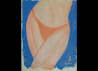 Acrylic on paper Bikini 1 Framed' Inspired by Chuck Miller 400*500mm £30