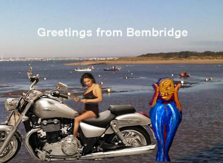 Greetings from Bembridge postcard 45p