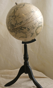 Lander and May Artisan globe making in Cowes Isle of Wight