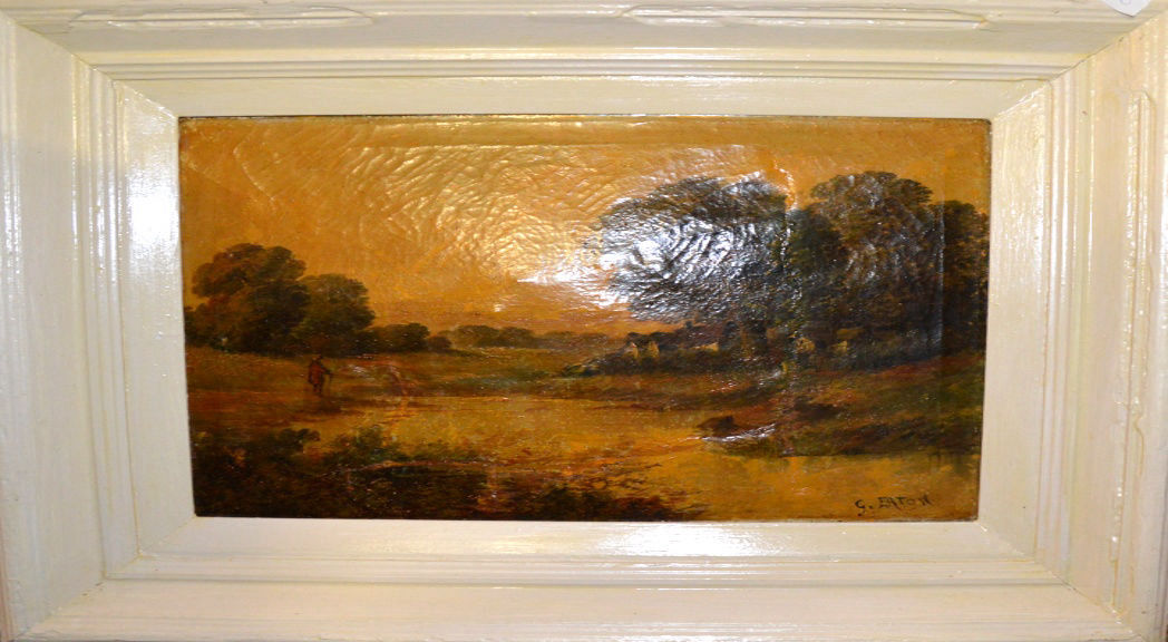 'Old Master 2' by G Eaton? Oil on canvas. with frame. 49 by 38cm. £200 